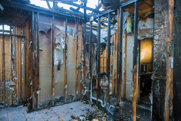 Professional Soot Cleanup technician working in Beechwood Village, KY